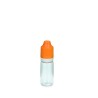 Flacon vide PET orange 10ml DIY