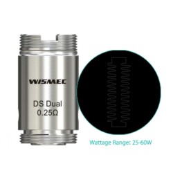 Résistance DS Dual et NotchCoil 0,25 ohm - Wismec